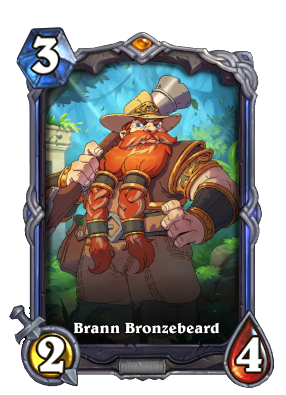 Brann Bronzebeard Signature Card Image