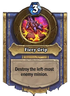 Fiery Grip Card Image