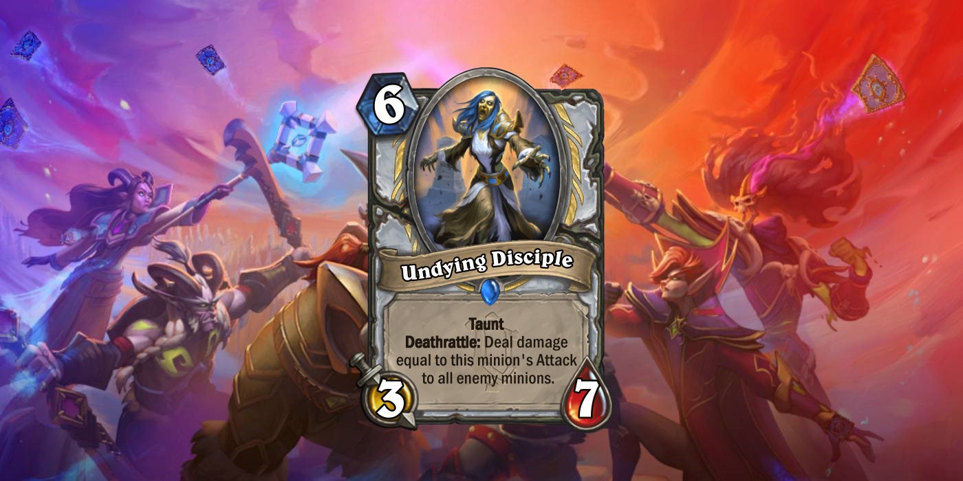 Undying Disciple is a New Priest Hearthstone Card Revealed by LastPriest for Fractured in Alterac Valley