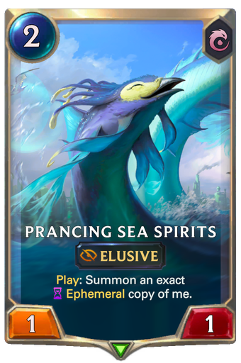 Prancing Sea Spirits Card Image