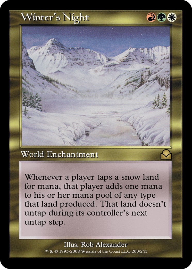 Winter's Night Card Image