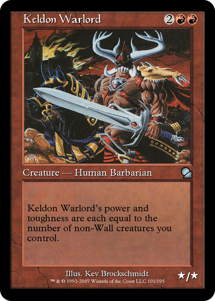 Keldon Warlord Card Image