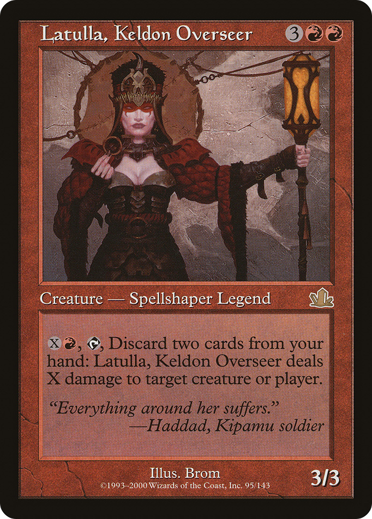 Latulla, Keldon Overseer Card Image