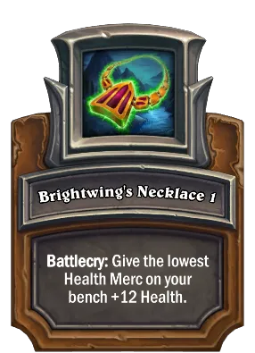 Brightwing's Necklace 1 Card Image