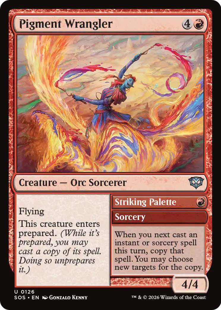 Striking Palette Magic: The Gathering card