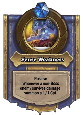 Sense Weakness Card Image