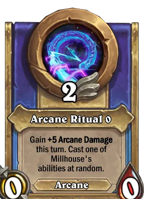 Arcane Ritual {0} Card Image