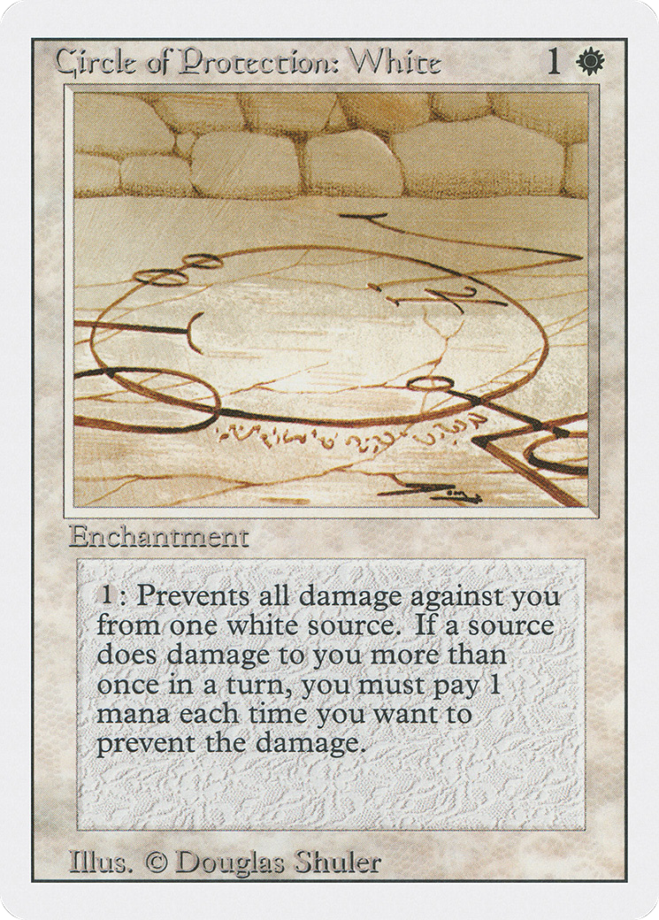 Circle of Protection: White Card Image