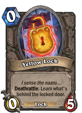 Yellow Lock Card Image
