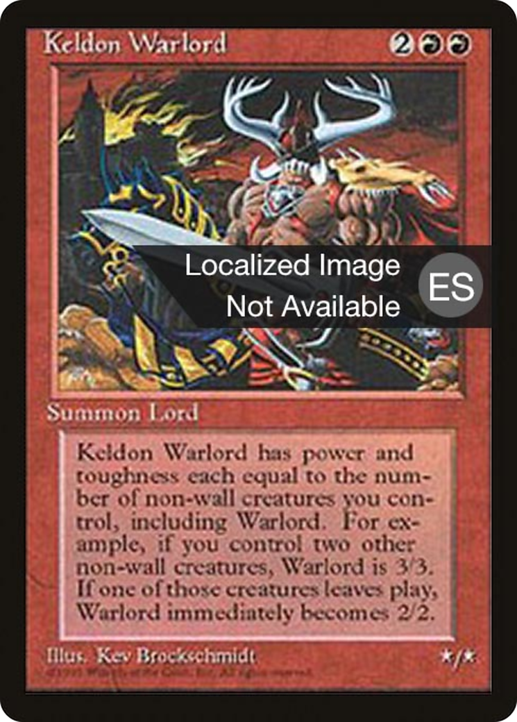 Keldon Warlord Card Image