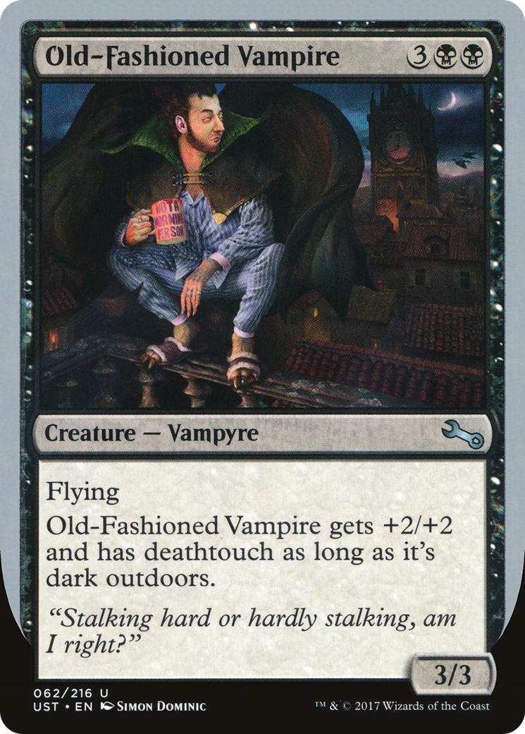 Old-Fashioned Vampire Card Image