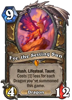 Fye, the Setting Sun Card Image