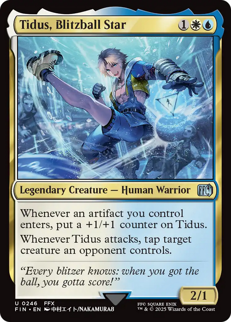 Tidus, Blitzball Star Card Image