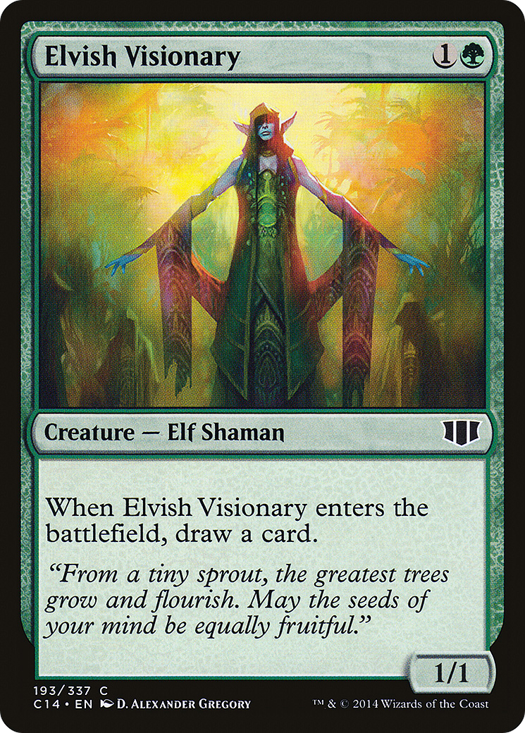 Elvish Visionary Card Image