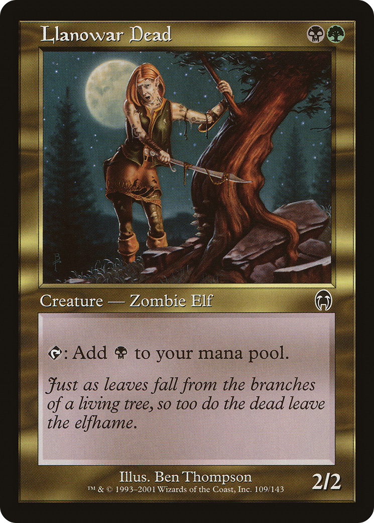 Llanowar Dead Card Image