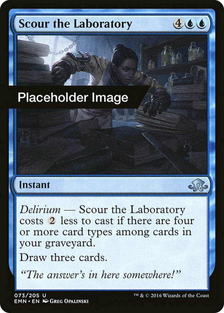 Scour the Laboratory Card Image