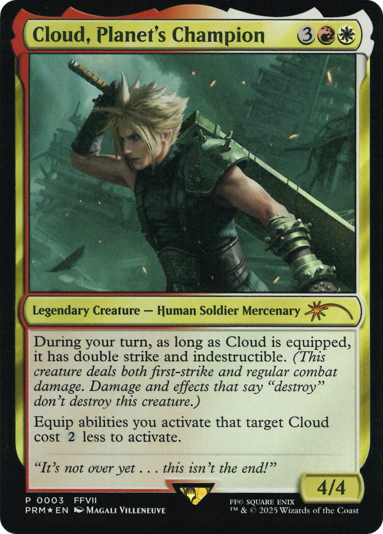Cloud, Planet's Champion Card Image
