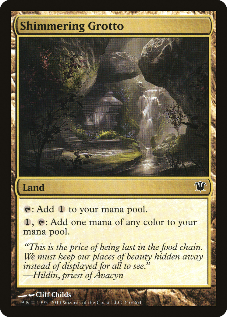 Shimmering Grotto Card Image