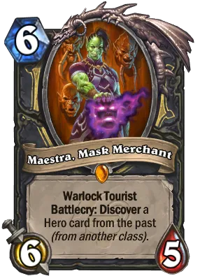 Maestra, Mask Merchant Card Image