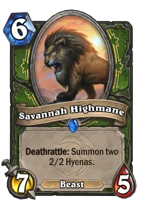 Savannah Highmane Card Image