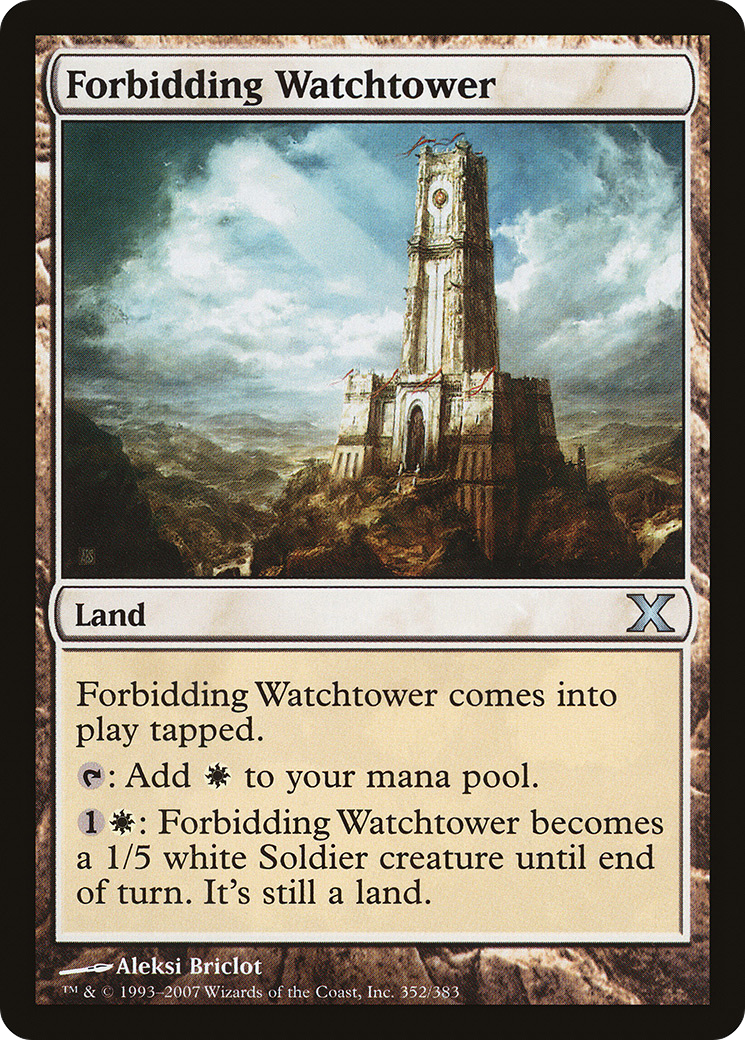 Forbidding Watchtower Card Image