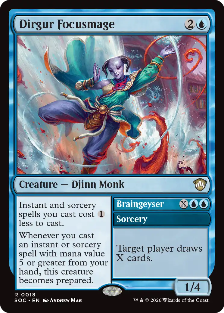 Braingeyser Magic: The Gathering card