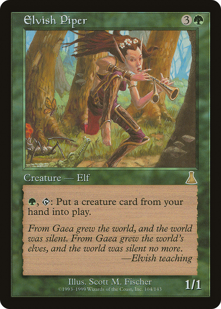 Elvish Piper Card Image