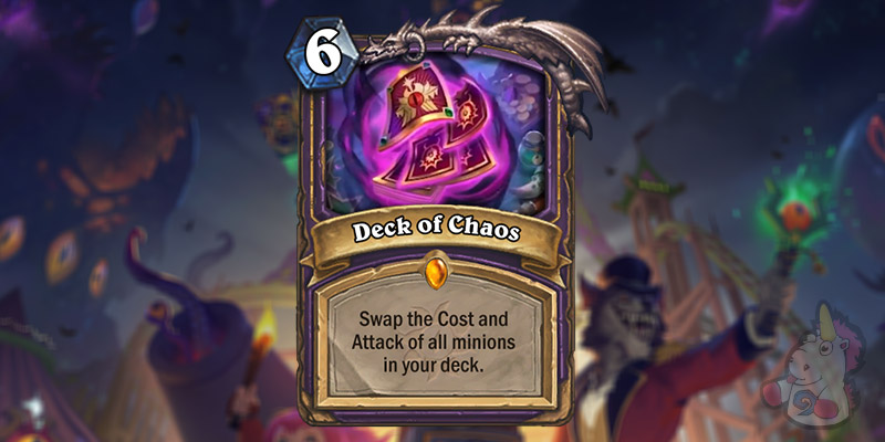Deck of Chaos is a New Warlock Legendary Revealed for Hearthstone's Darkmoon Faire Expansion