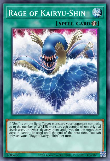 Rage of Kairyu-Shin Card Image