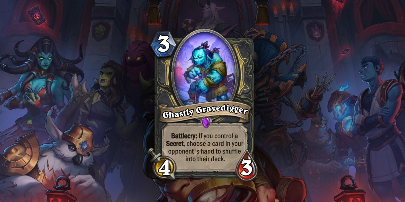Ghastly Gravedigger is a New Rogue Card Revealed by Gamespot for Murder at Castle Nathria