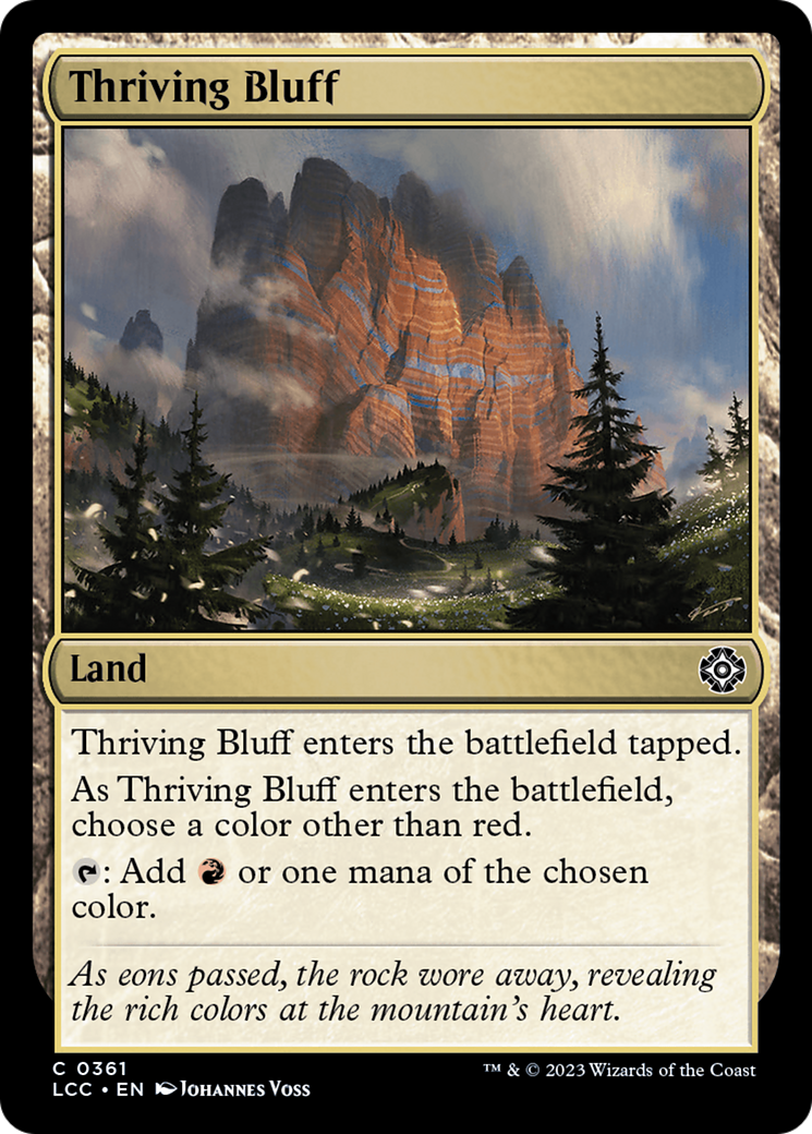 Thriving Bluff Card Image