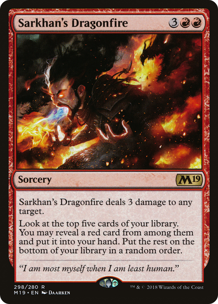 Sarkhan's Dragonfire Card Image