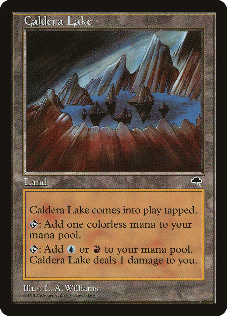 Caldera Lake Card Image