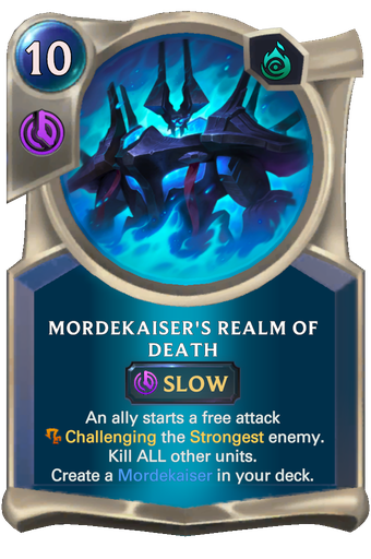 Mordekaiser's Realm of Death Card Image