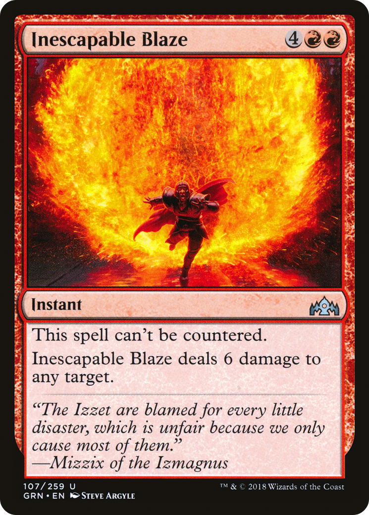 Inescapable Blaze Card Image