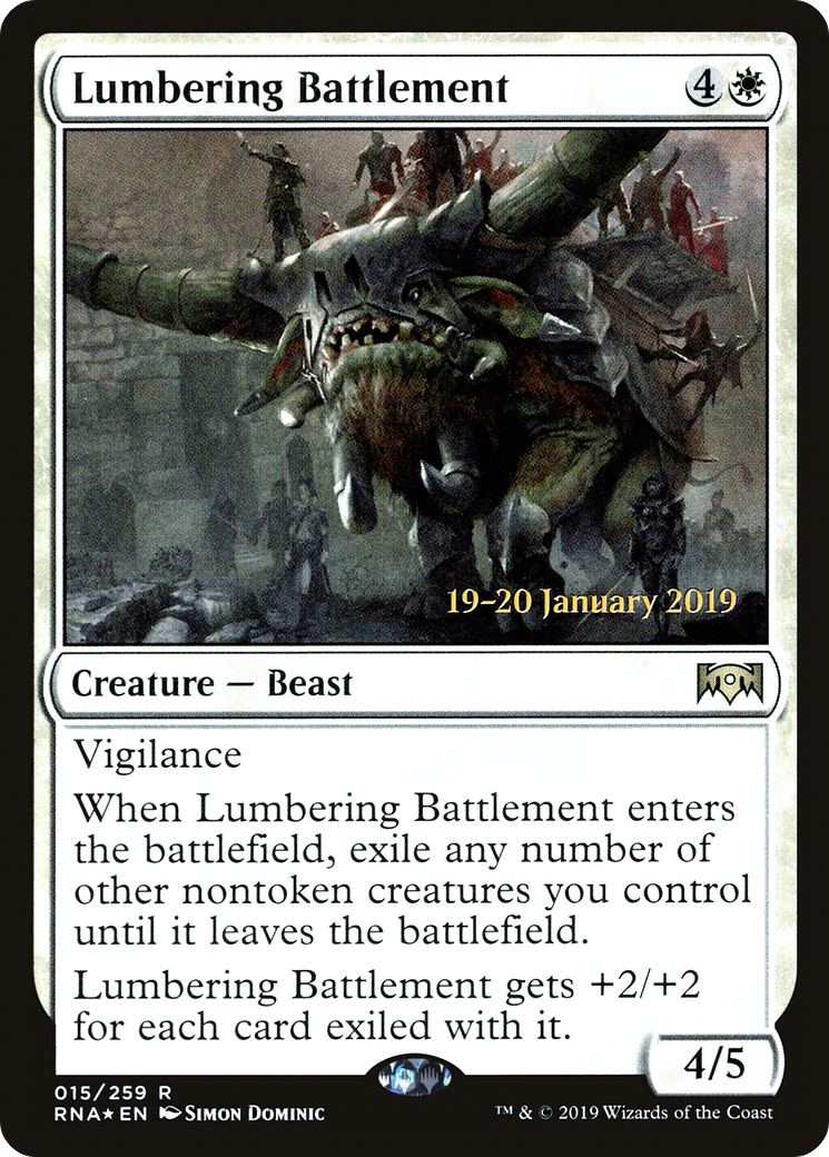 Lumbering Battlement Card Image