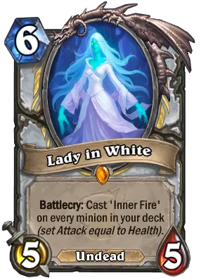 Lady in White Card Image