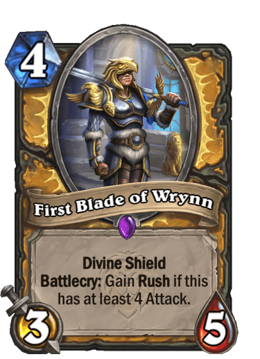 First Blade of Wrynn Card Image