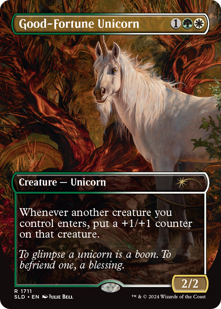 Good-Fortune Unicorn Card Image