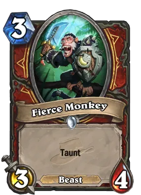 Fierce Monkey Card Image