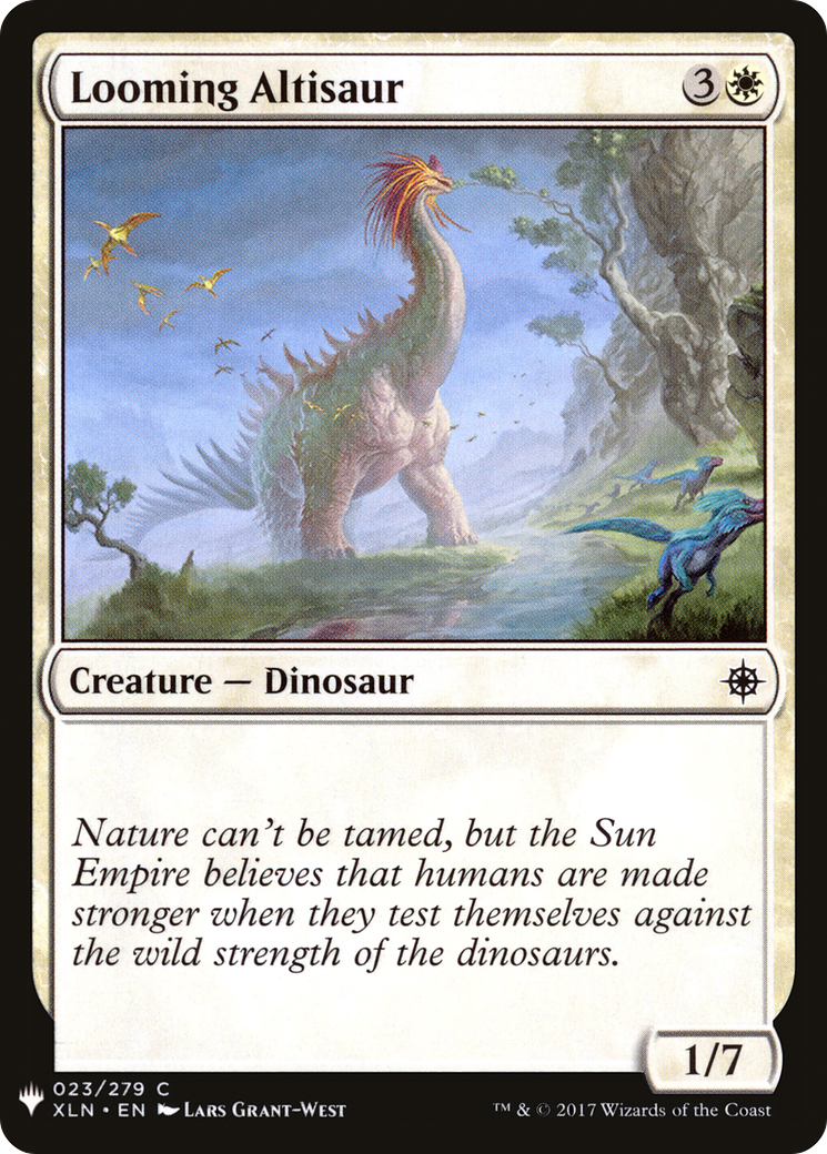 Looming Altisaur Card Image