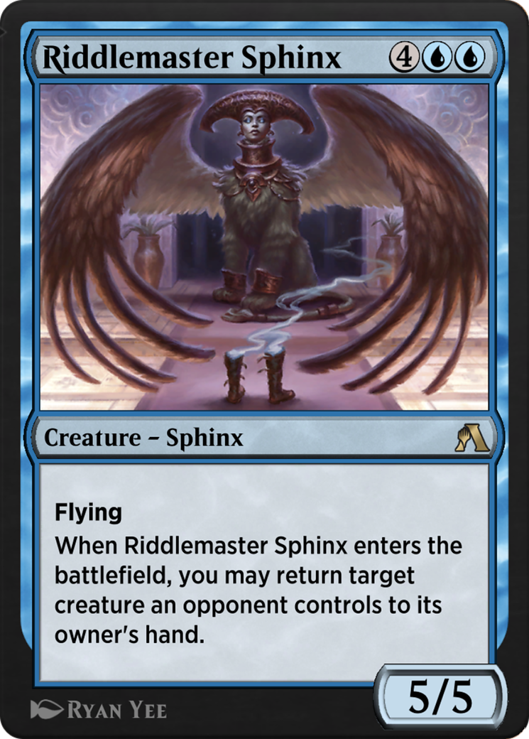 Riddlemaster Sphinx Card Image