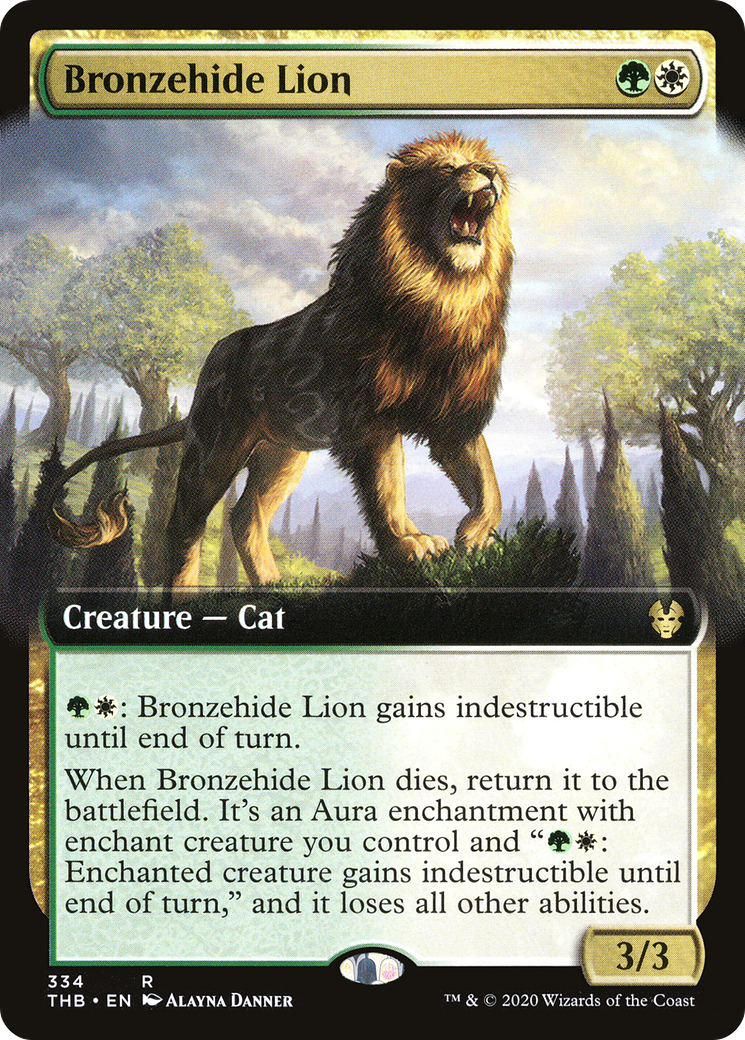 Bronzehide Lion Card Image