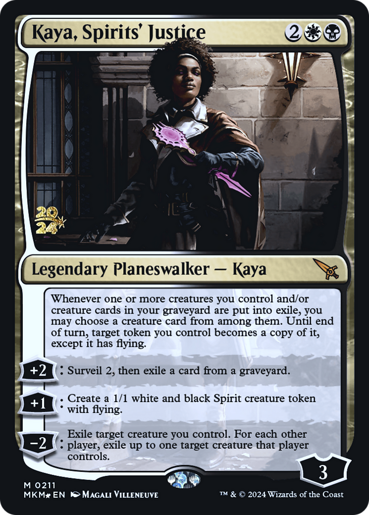 Kaya, Spirits' Justice Card Image