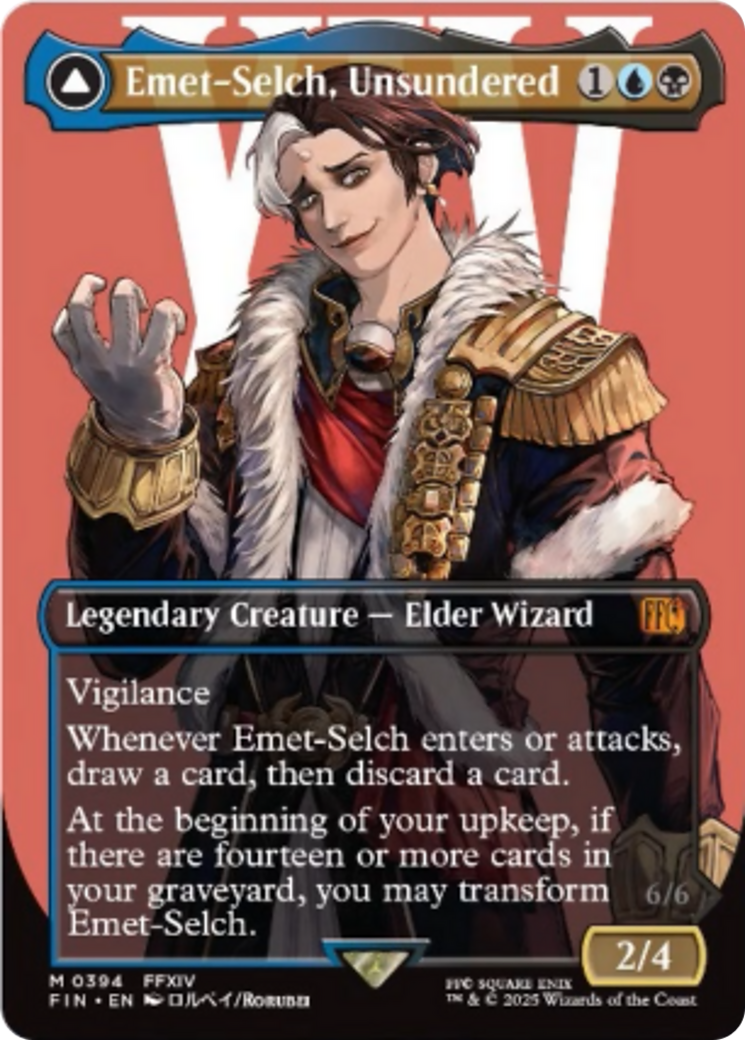 Emet-Selch, Unsundered // Hades, Sorcerer of Eld Card Image