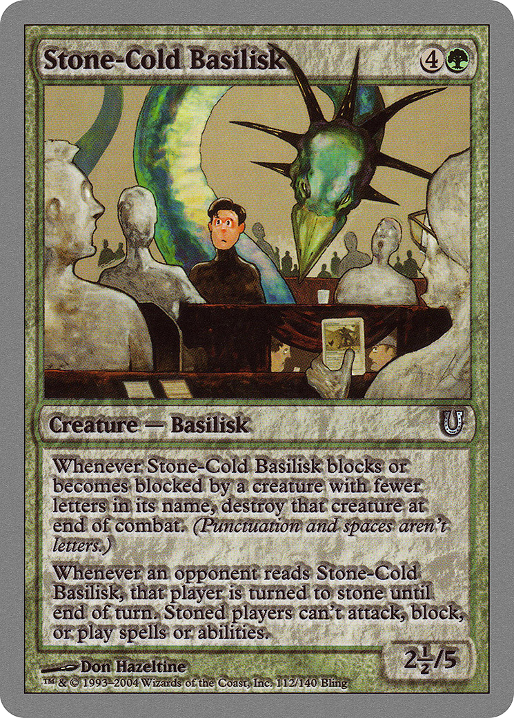 Stone-Cold Basilisk Card Image