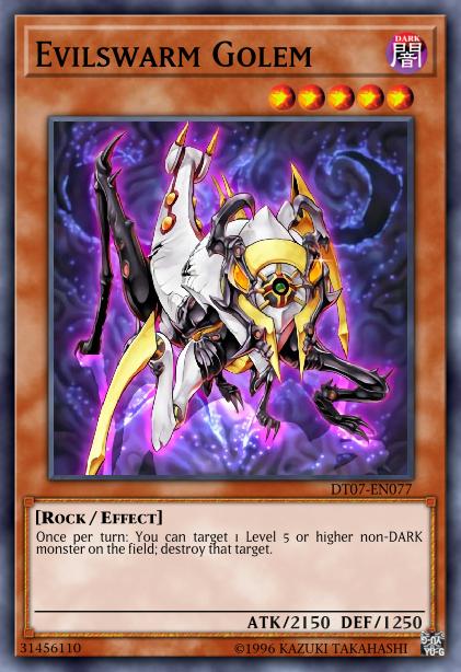 Evilswarm Golem Card Image