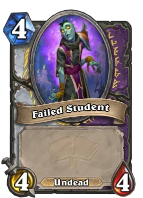 Failed Student Card Image