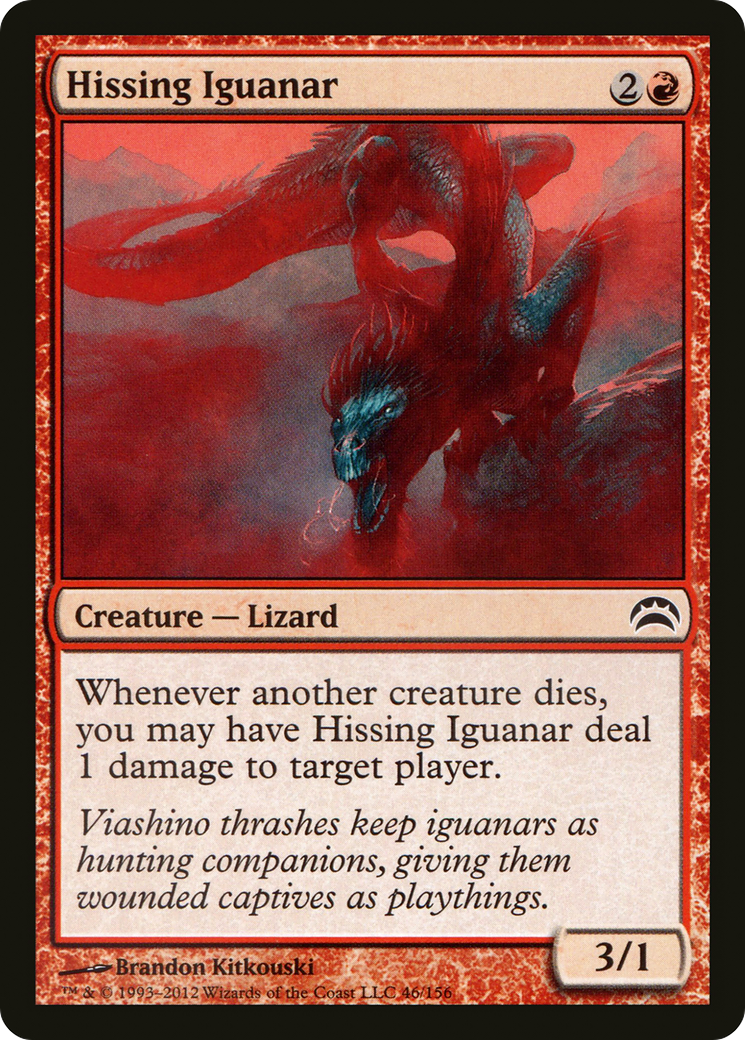 Hissing Iguanar Card Image