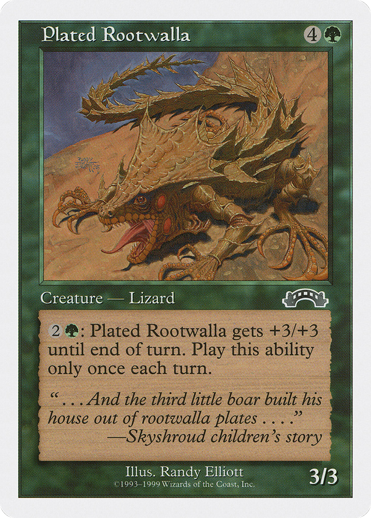 Plated Rootwalla Card Image